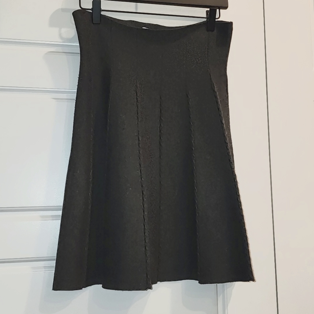 Max Studio Gray Sweater Skirt